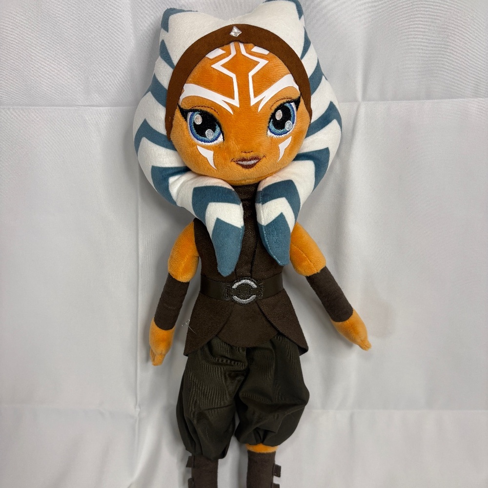 Disney Star Wars Ahsoka Tano Stuffed Doll 16" Warrior Collectable Plush Kids Toy